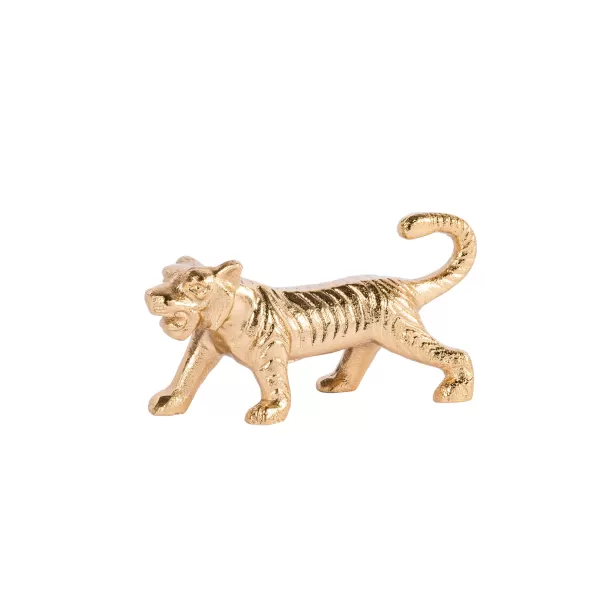 Tiger Tigre Decorativo Dourado>CASA Outlet