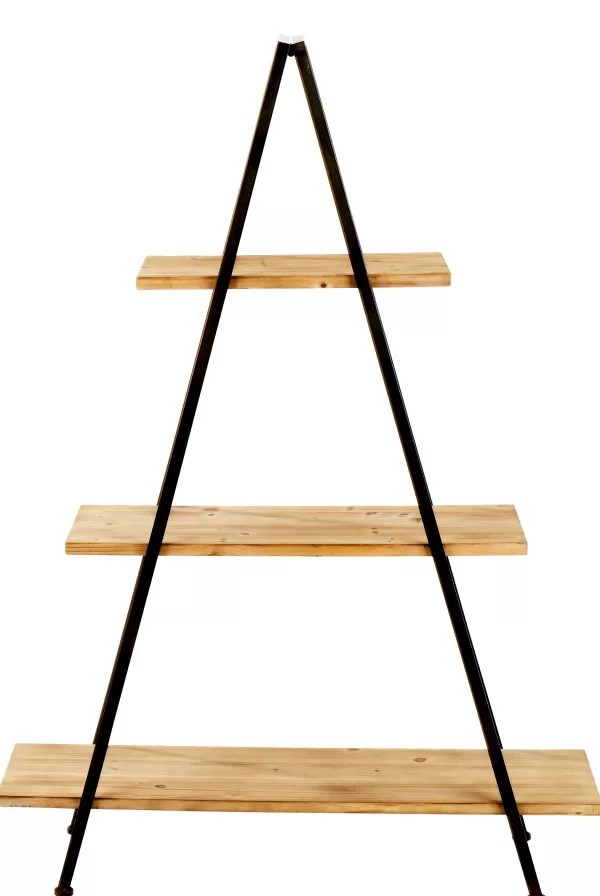 Vermont Estante De Parede Preto, Natural>CASA New