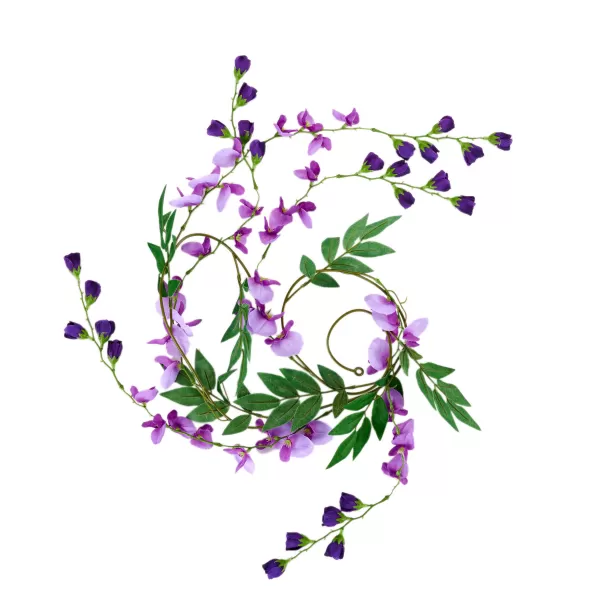 Wisteria Grinalda Verde, Roxo, Roxo Claro>CASA Best